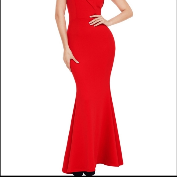 One shoulder maxi dress - Picture 2 of 7